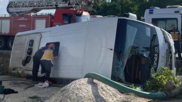 В Анталии произошло ДТП с участием автобуса, в котором находились российские туристы.
